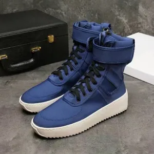 Men Round Toe Military Shoes Fashion Footwear