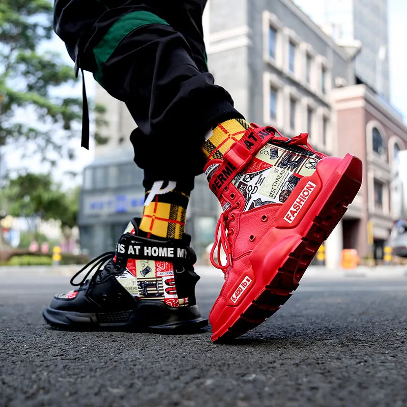 Men Shoes High Quality Sneakers Platform Breathable Lightweight
