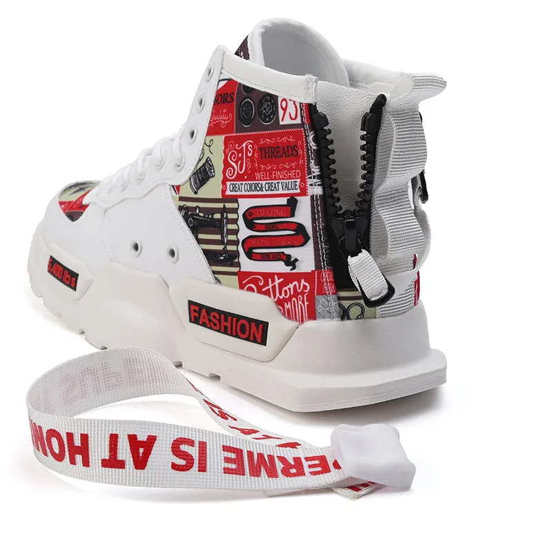 Men Shoes High Quality Sneakers Platform Breathable Lightweight