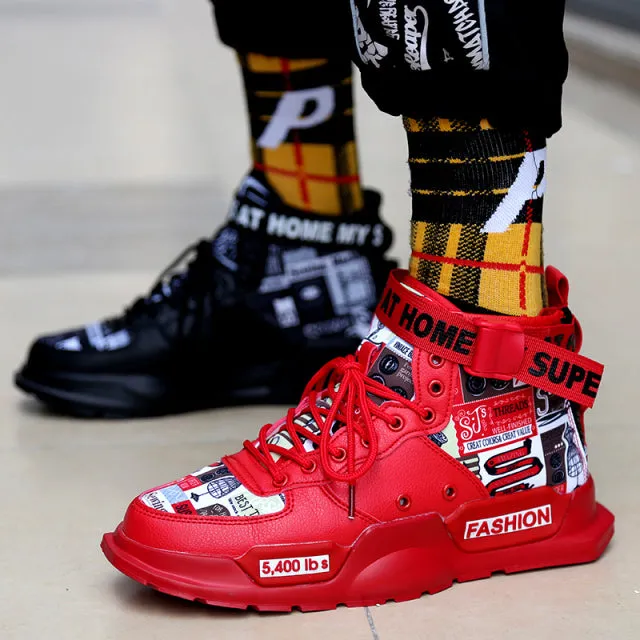 Men Shoes High Quality Sneakers Platform Breathable Lightweight