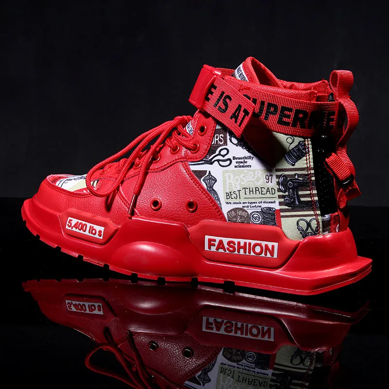 Men Shoes High Quality Sneakers Platform Breathable Lightweight
