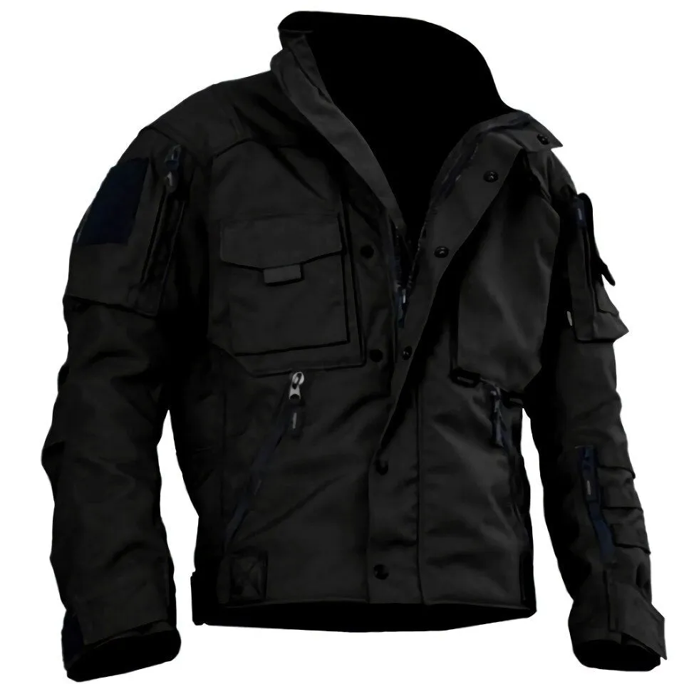 Men Special Multi Pocket Military Wear-resistant Combat Bomber Jackets