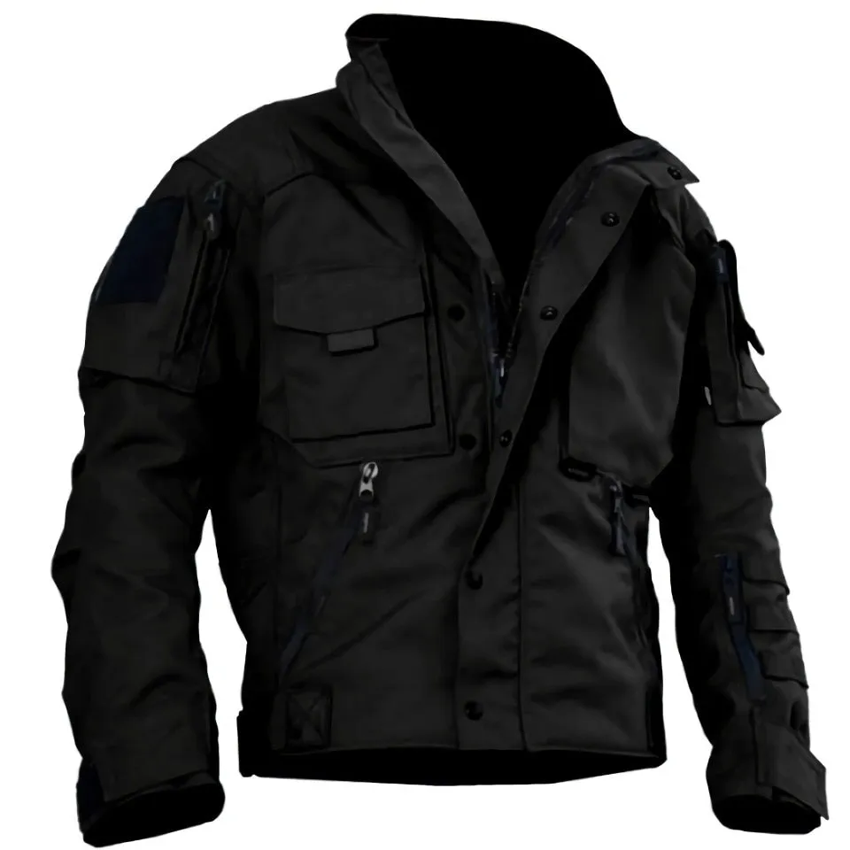 Men Special Multi Pocket Military Wear-resistant Combat Bomber Jackets