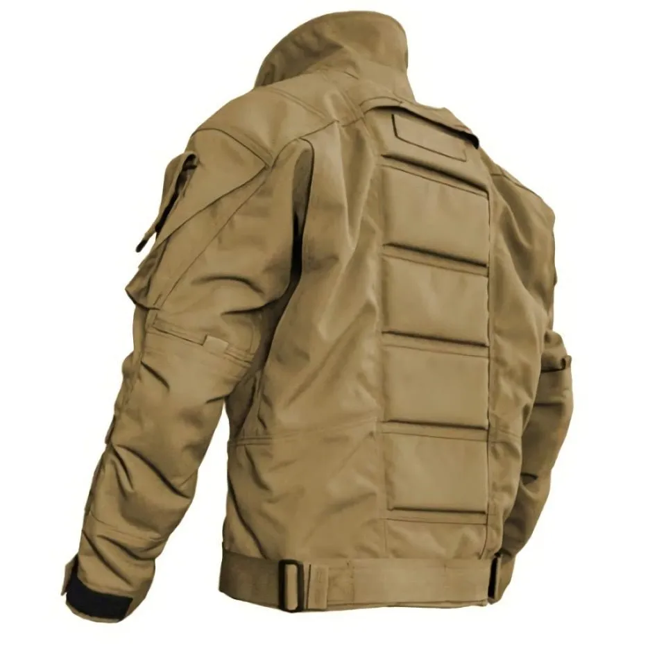 Men Special Multi Pocket Military Wear-resistant Combat Bomber Jackets