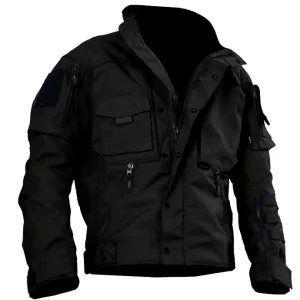 Men Special Multi Pocket Military Wear-resistant Combat Bomber Jackets