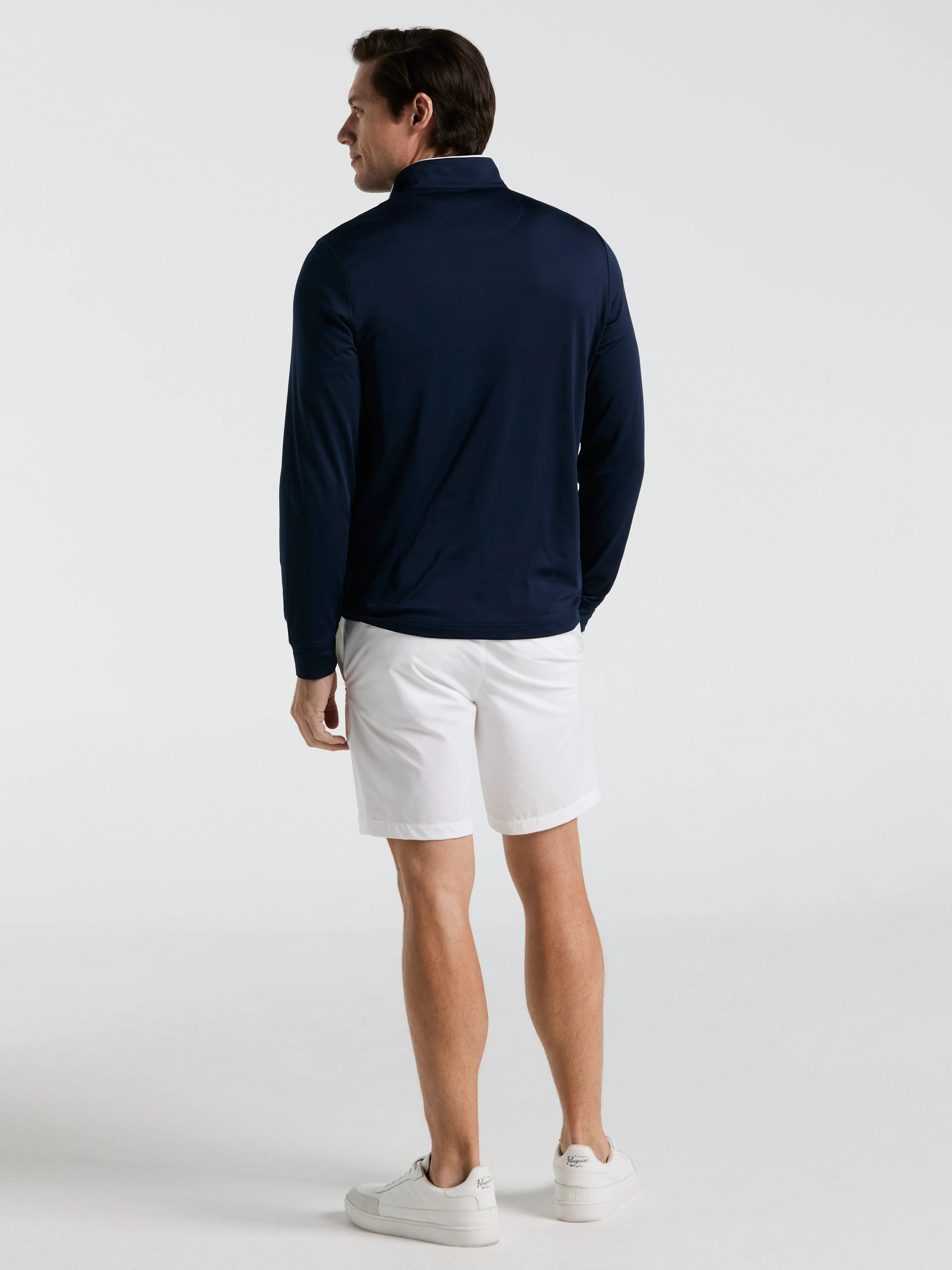 Men's Lightweight 1/4" Zip Corded Pullover Golf Base Layer