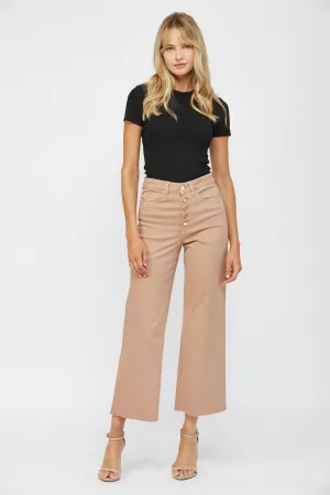 Mica Denim Chromatic High Rise Cropped Jeans