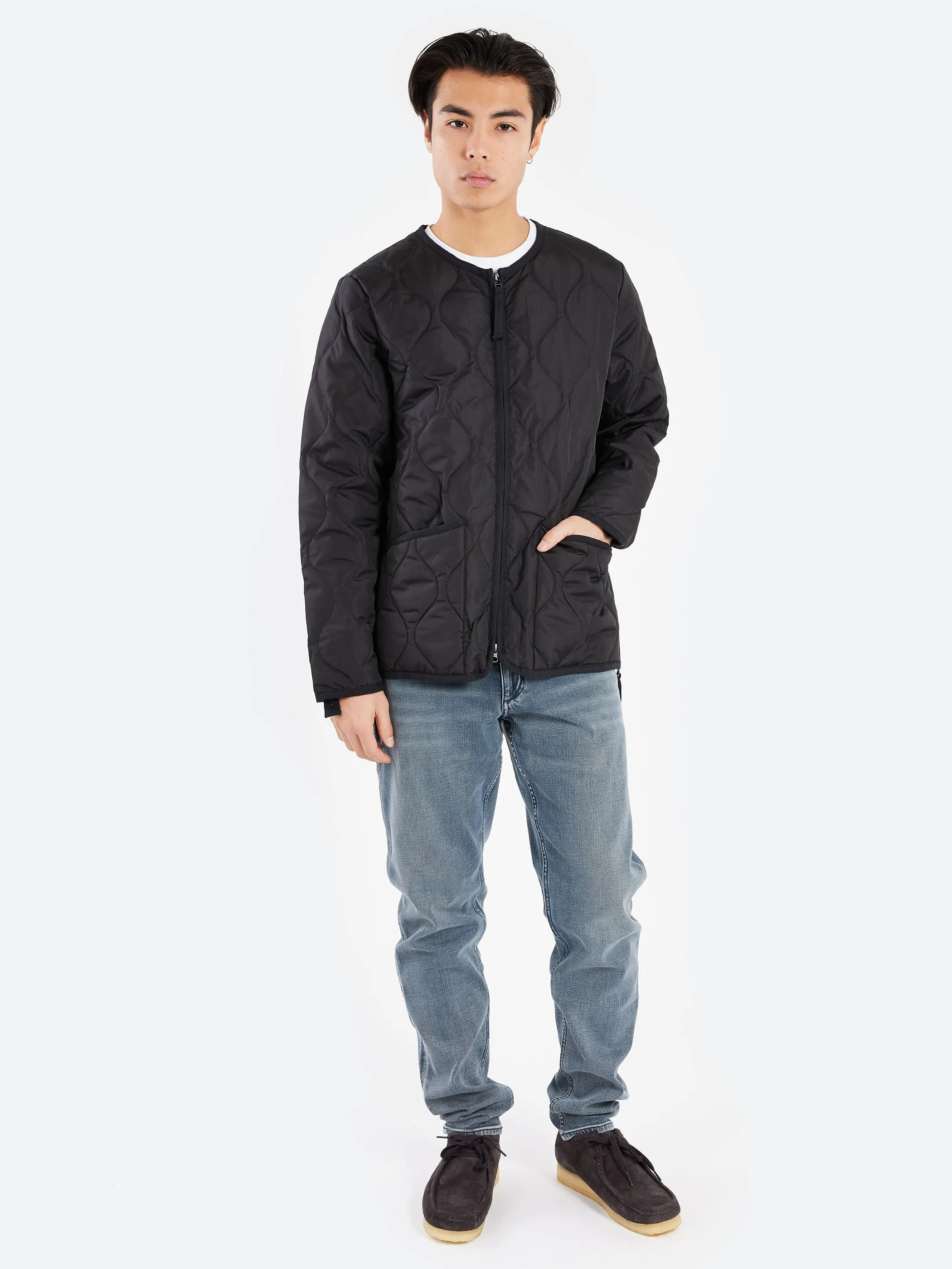 Military Crew Zip Jacket