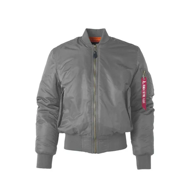 Military tactical Male Army Flight Bomber Jacket