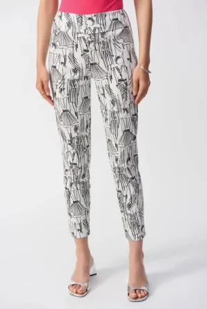 Millennium Conversational Print Slim Fit Pants Style 251002