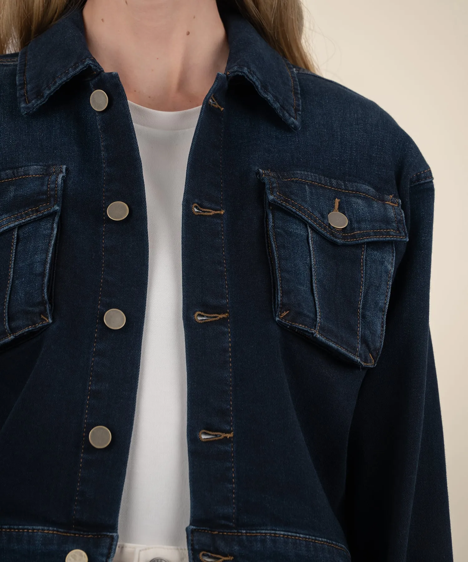 Miller Crop Denim Jacket - FINAL SALE