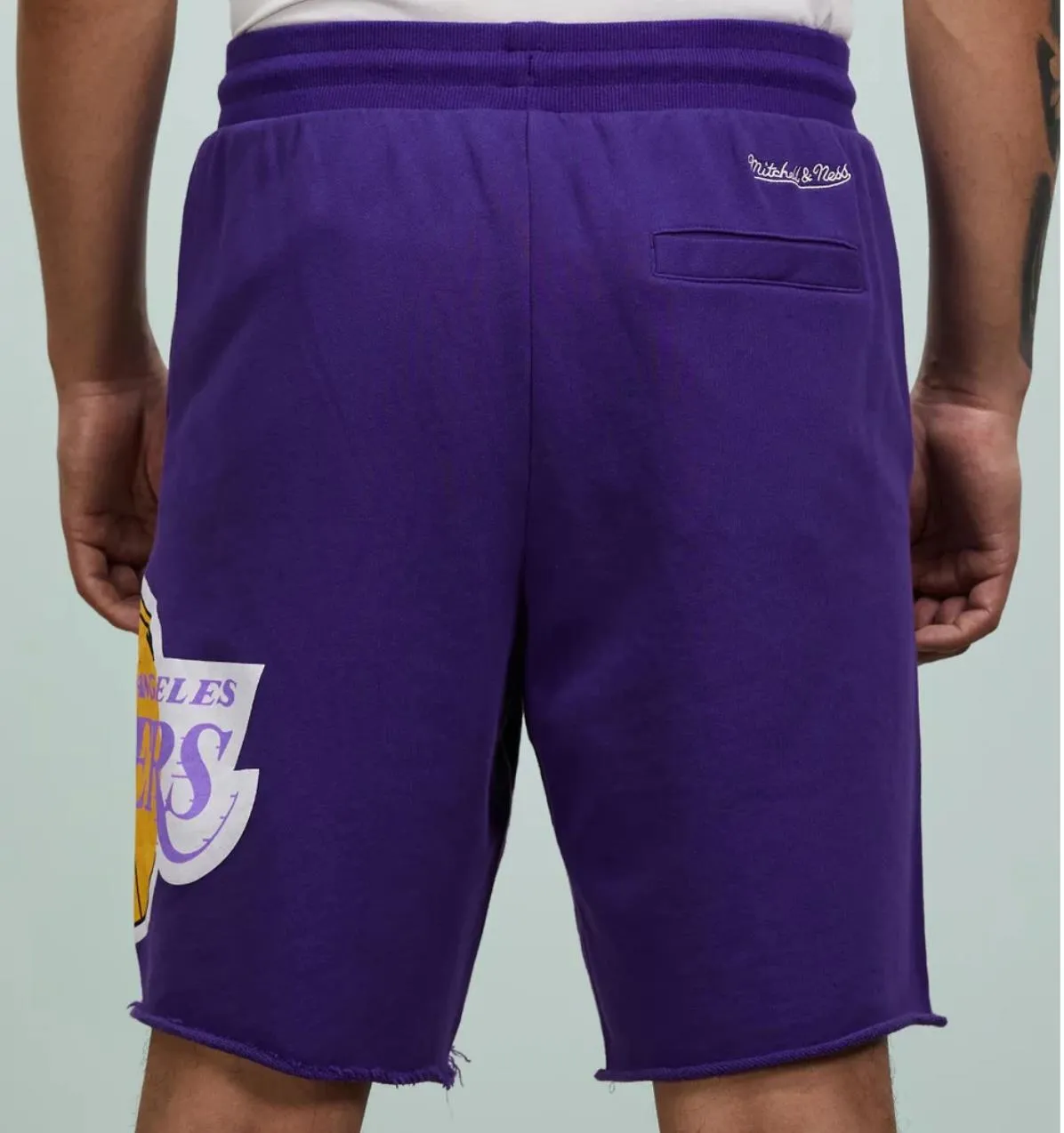 Mitchell & Ness LA Lakers Mens Sweat Shorts Size M (New)