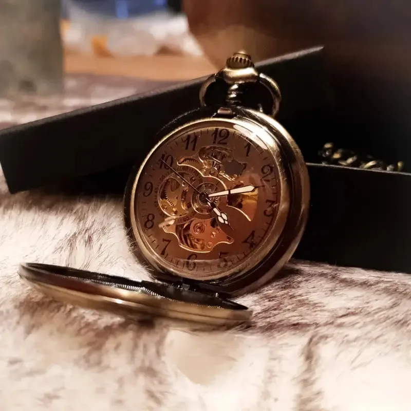 Montre à gousset vintage à remontage automatique