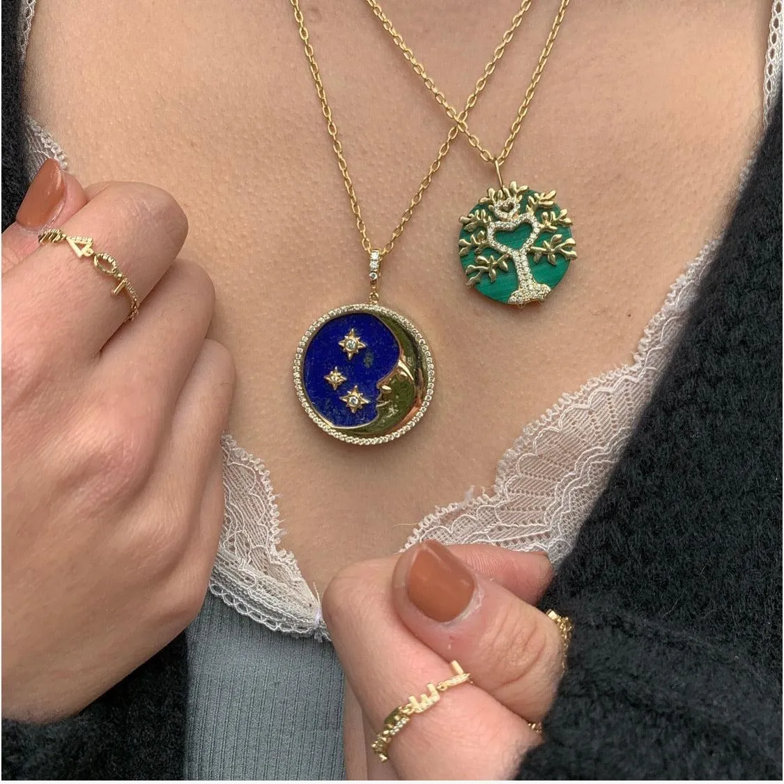 More than the Moon & All of the Stars Pendant