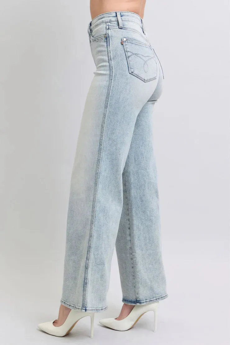 Morgan Judy Blue High Waist Tummy Control Retro Wide