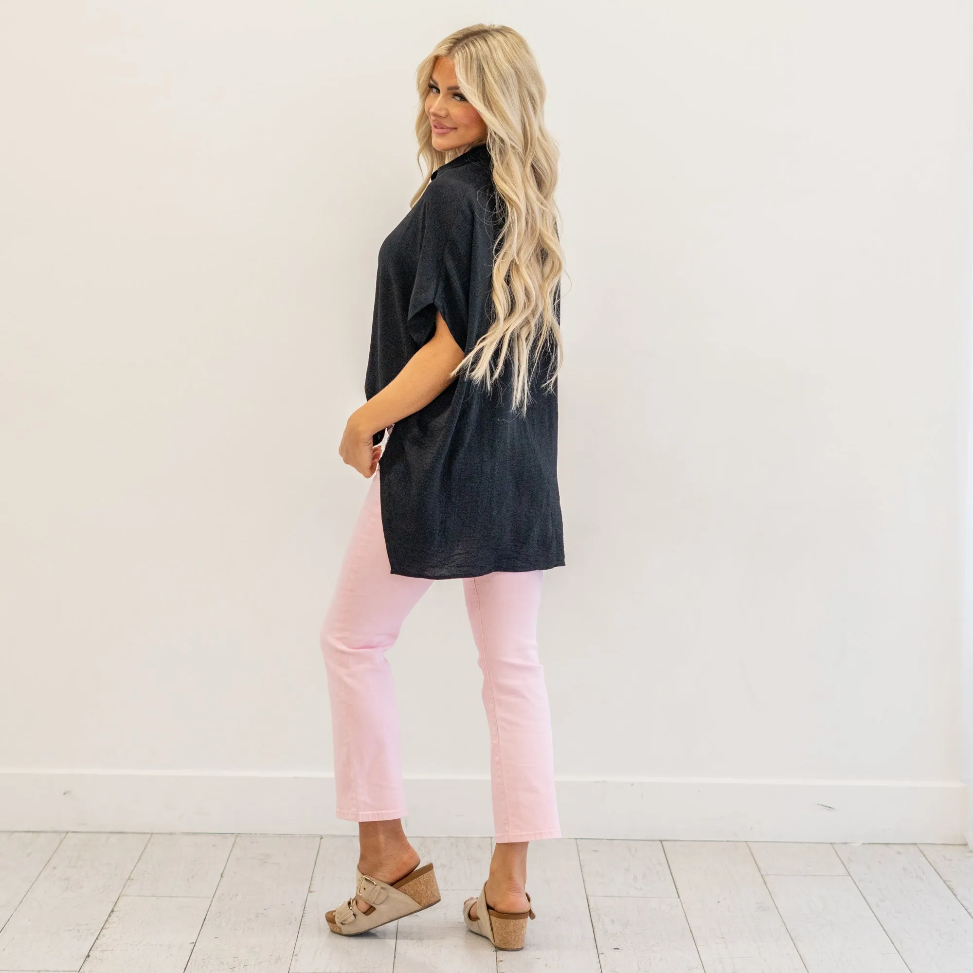 Morning Meadow Tummy Control Top High Rise Straight Leg Regular & Plus Sizes