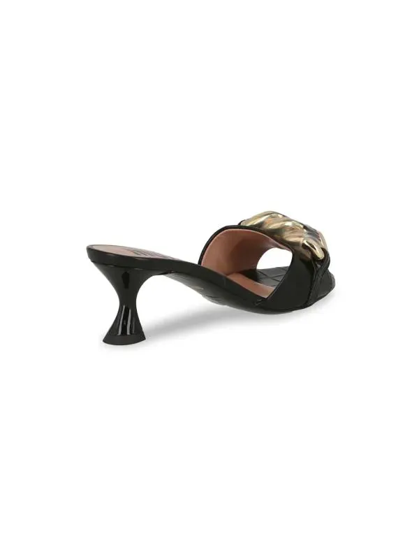 Moschino Leather Mules