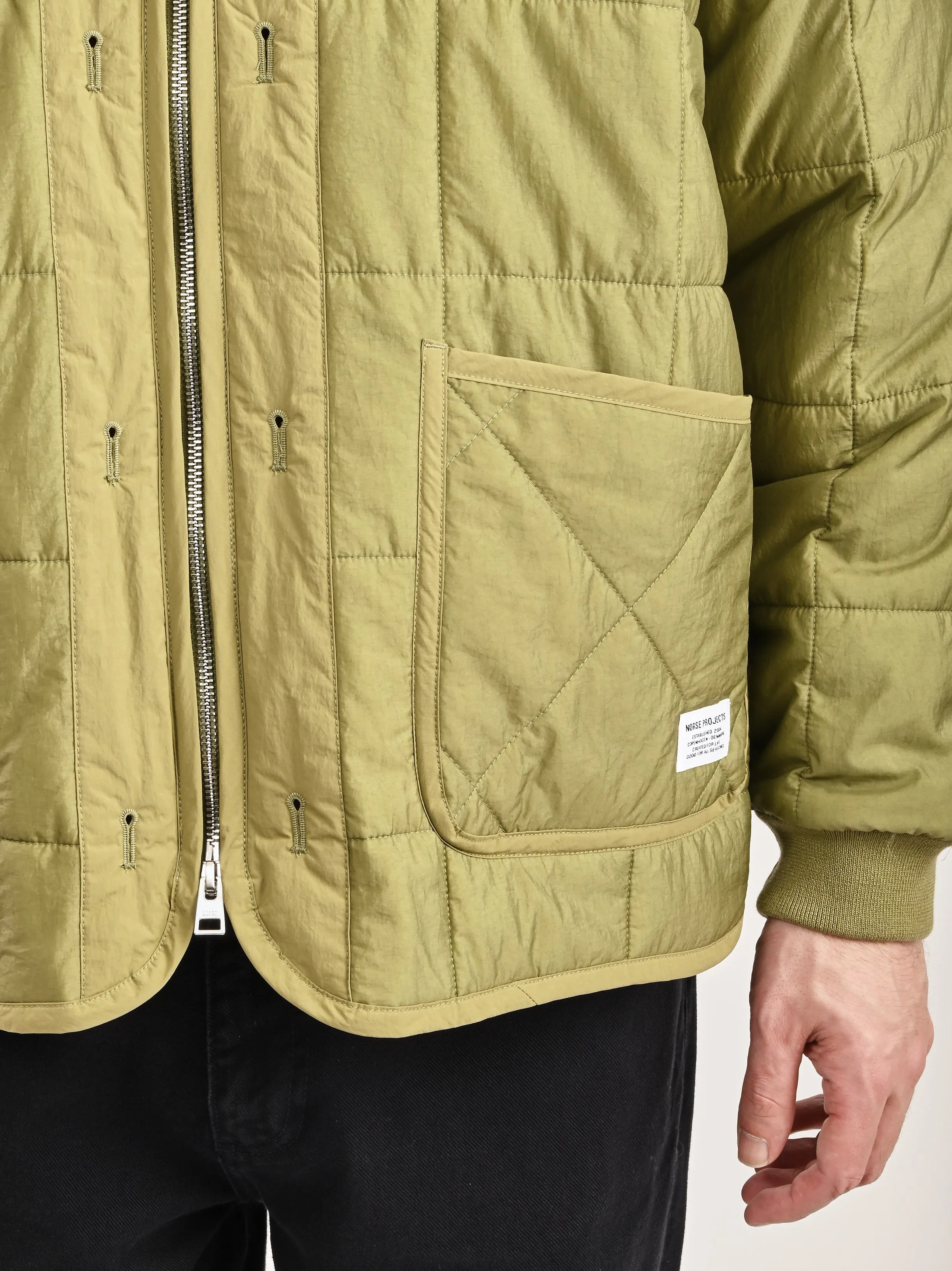 Moss Green Military Liner Jacket