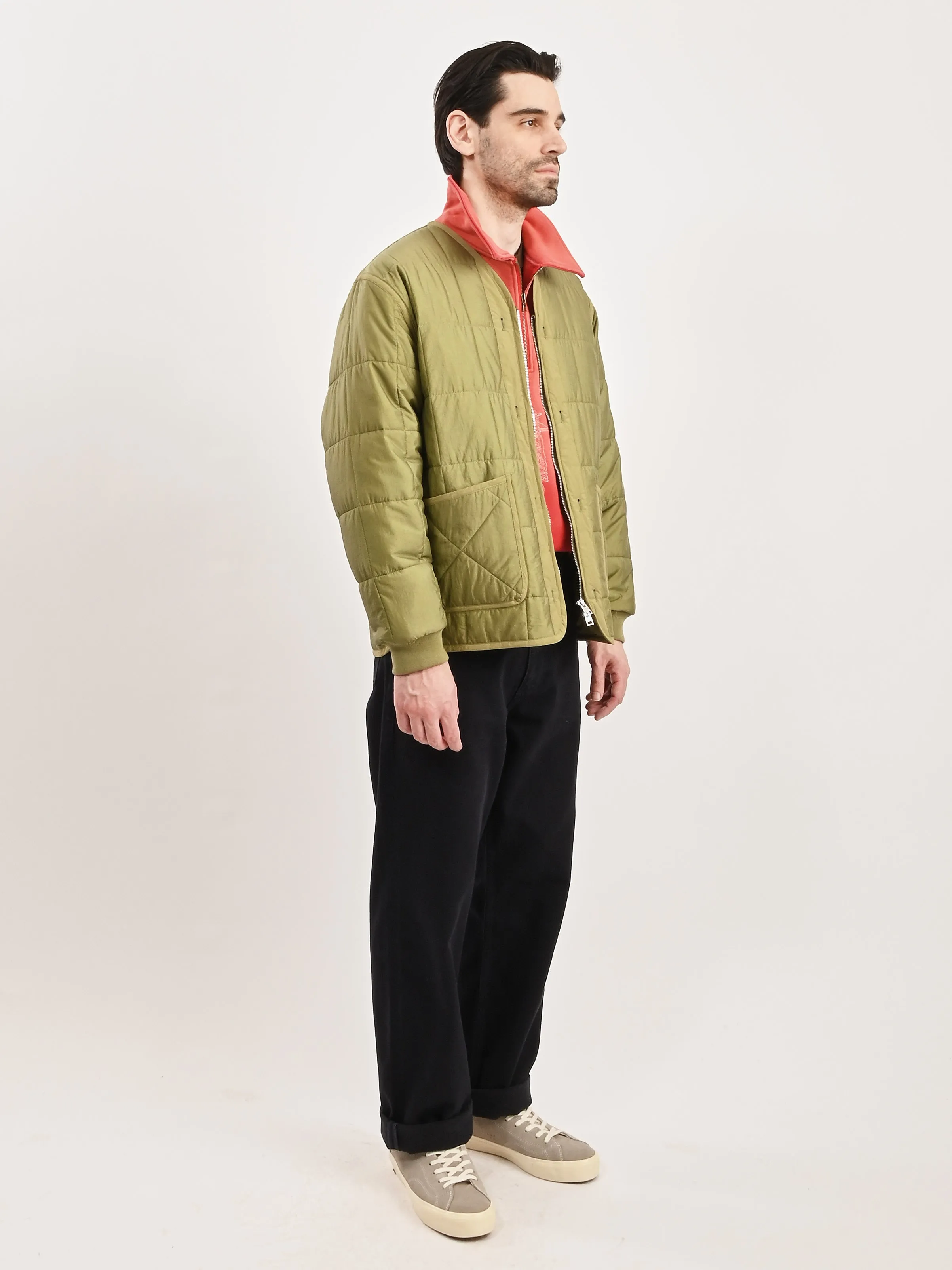 Moss Green Military Liner Jacket