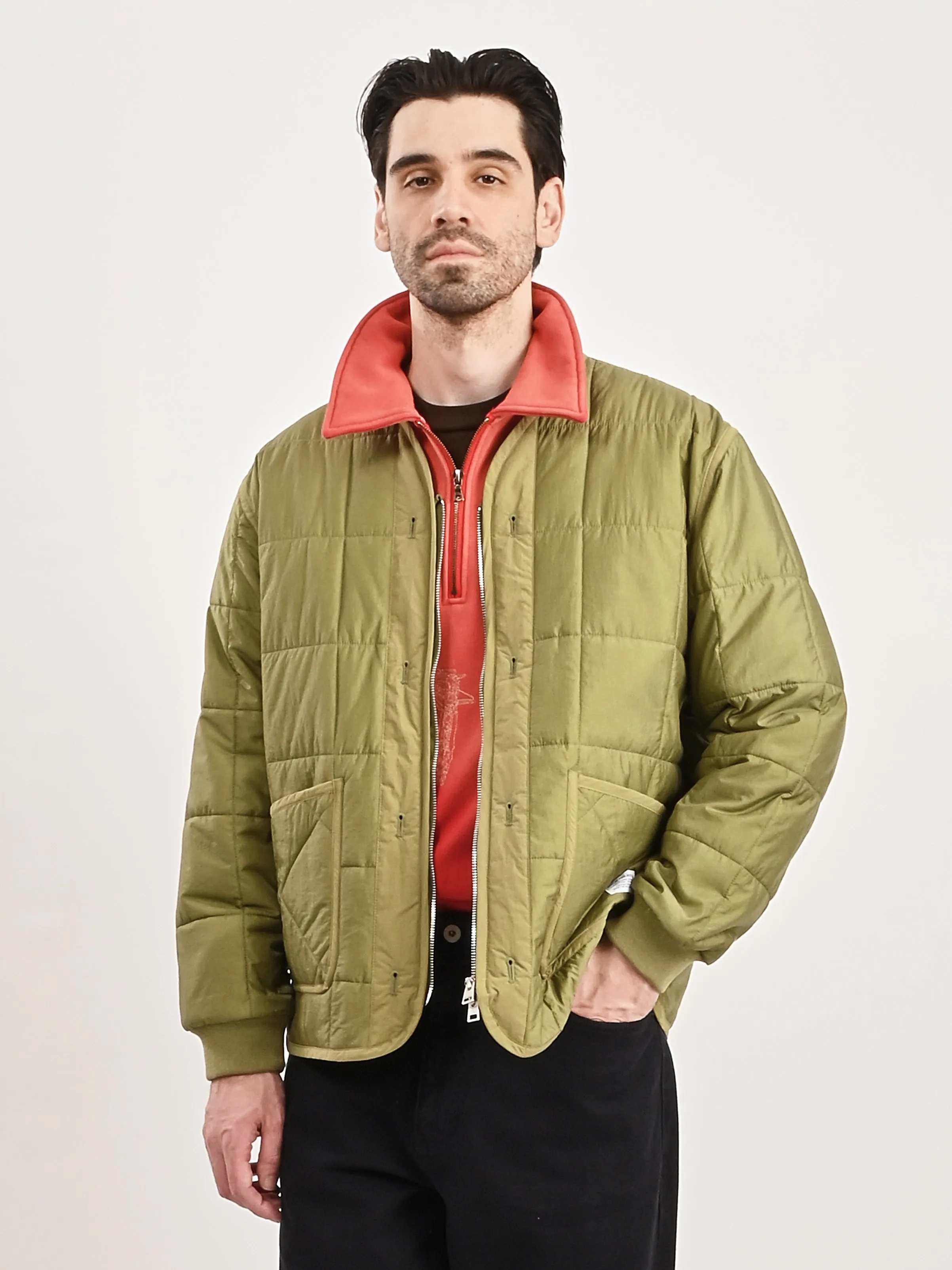 Moss Green Military Liner Jacket