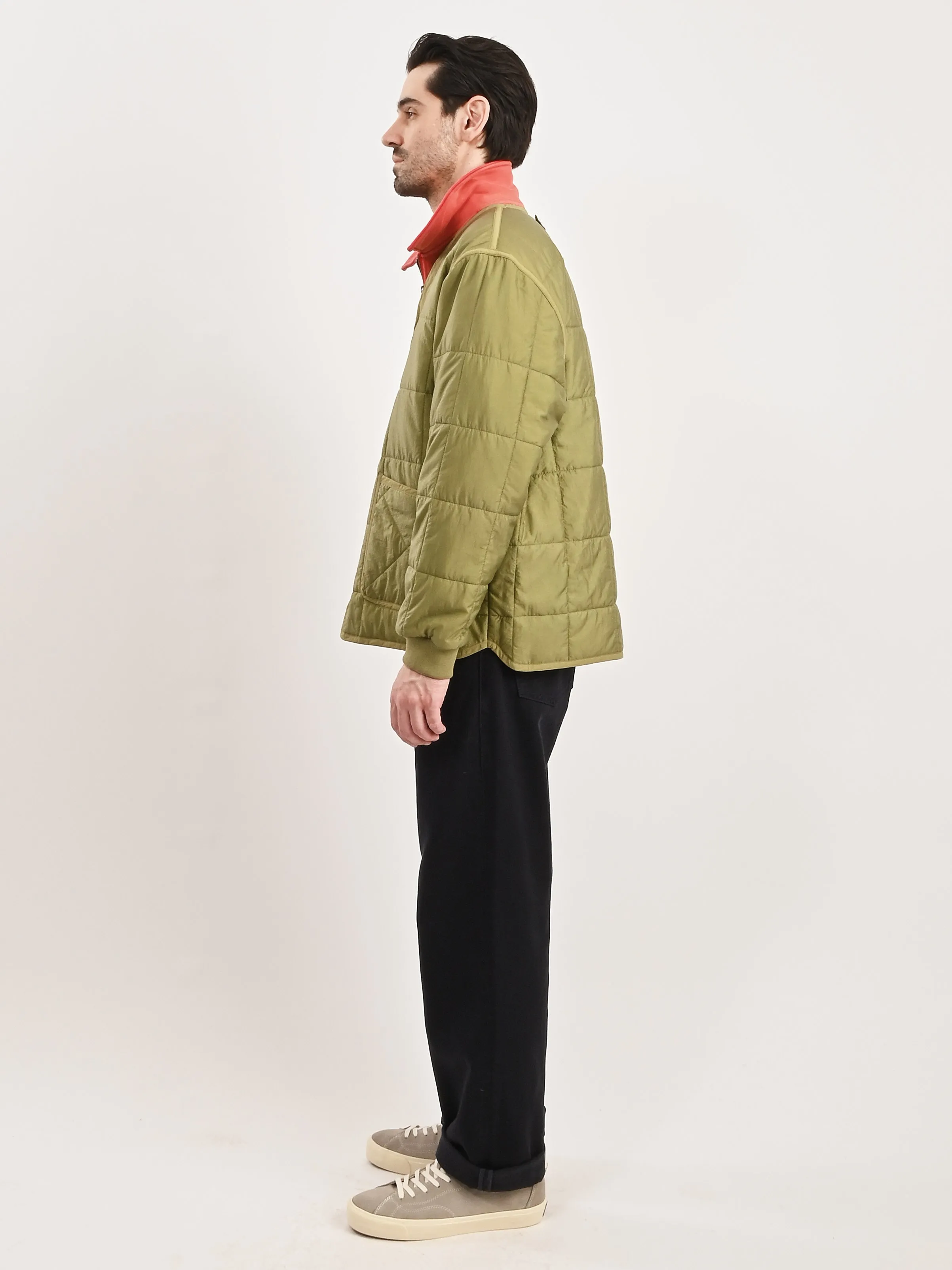 Moss Green Military Liner Jacket