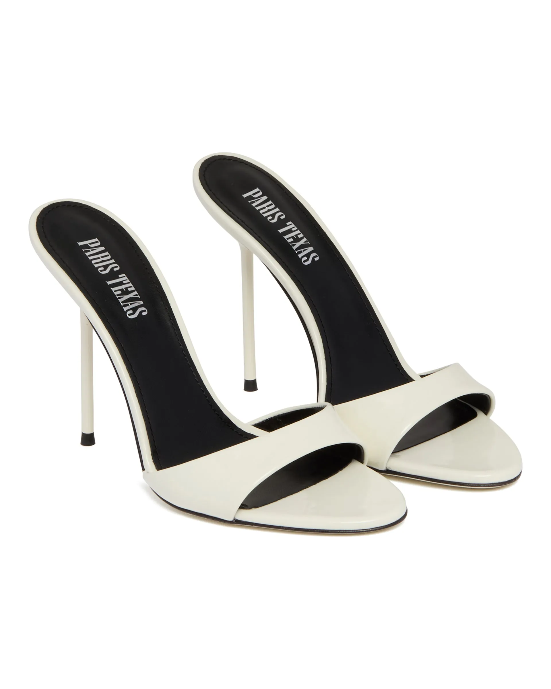 Mules Lidia Open Toe Bianche