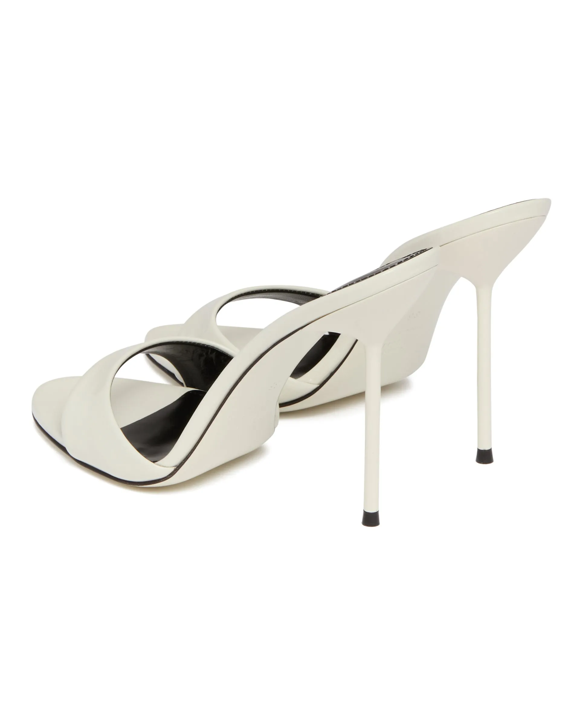 Mules Lidia Open Toe Bianche