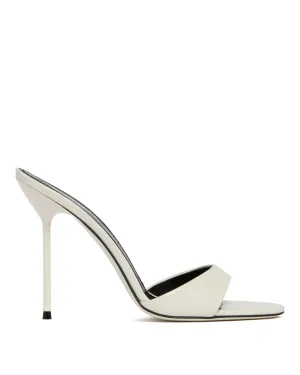 Mules Lidia Open Toe Bianche