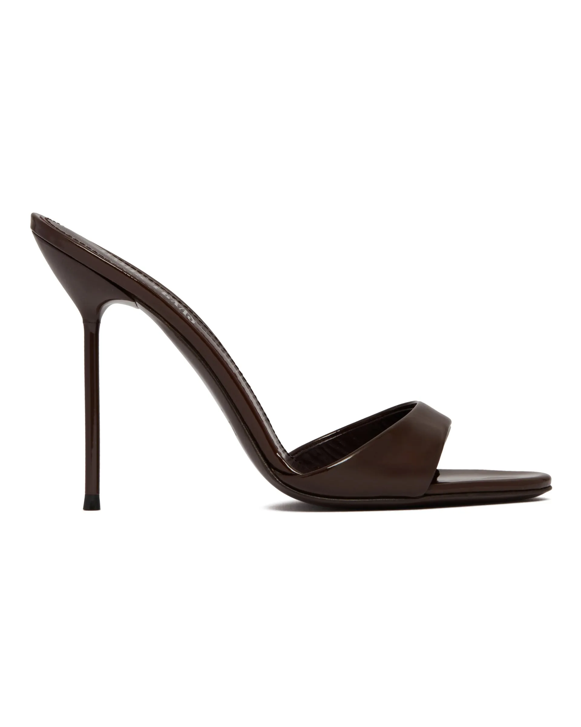 Mules Lidia Open Toe Marroni