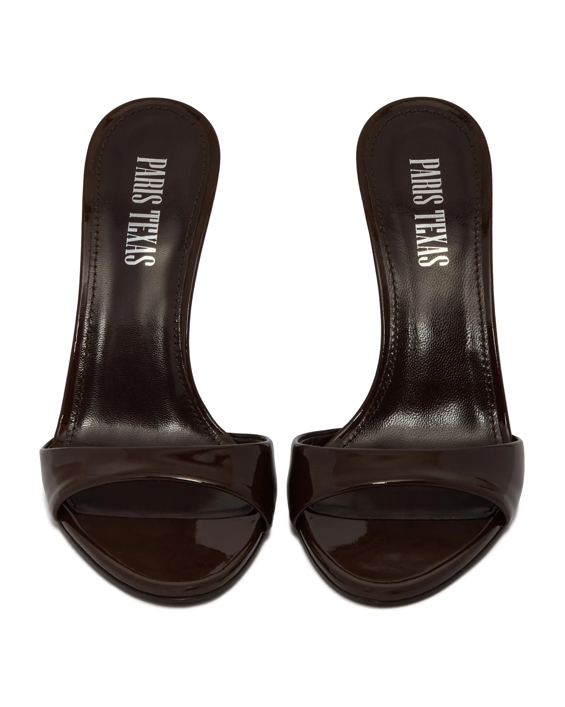 Mules Lidia Open Toe Marroni