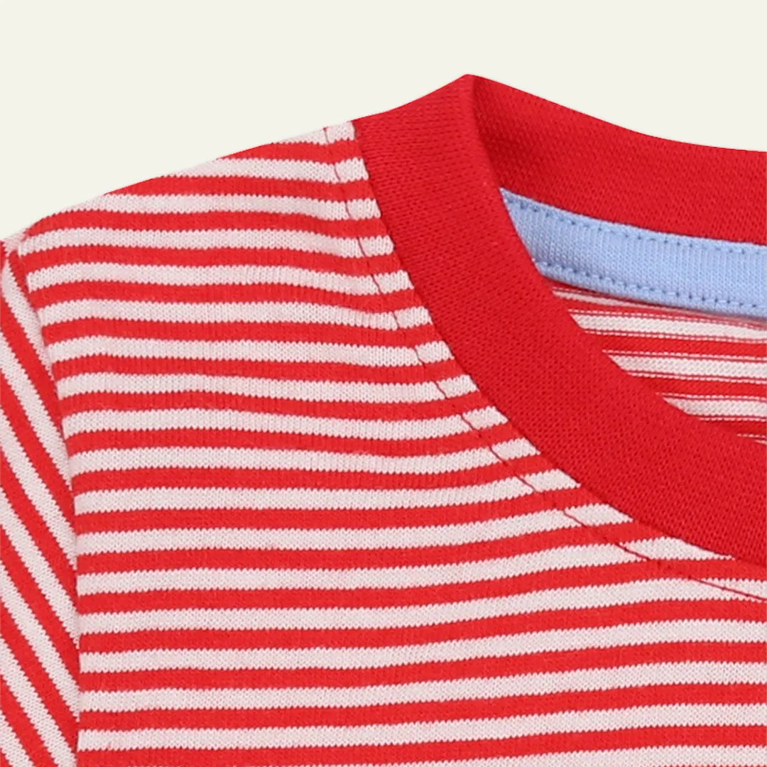 Multicoloured Strawberry and Stripe Print Top -2 Pack