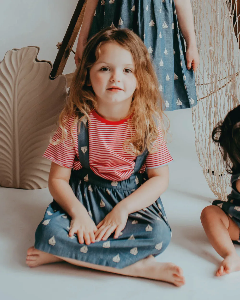 Multicoloured Strawberry and Stripe Print Top -2 Pack
