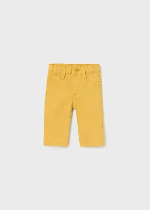 Mustard Cotton Pants