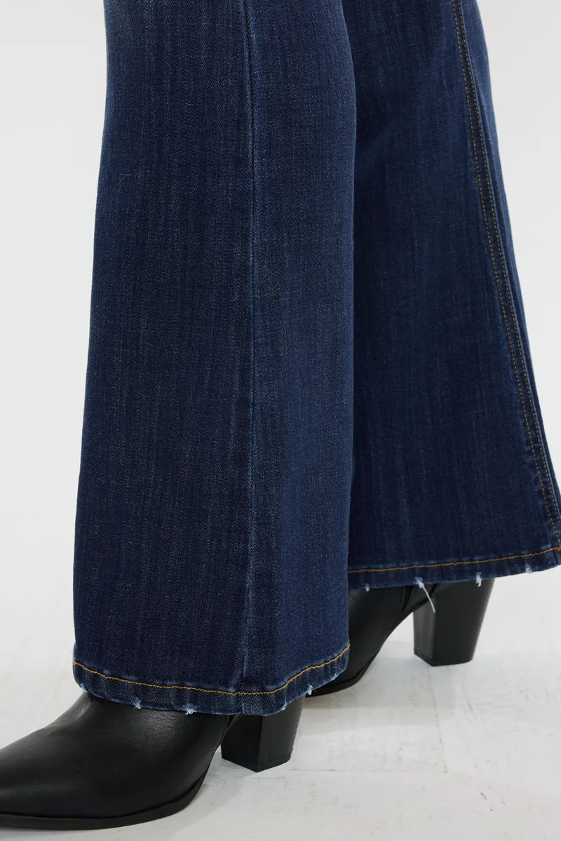 Natti Mid Rise Flare Jeans (Plus Size)