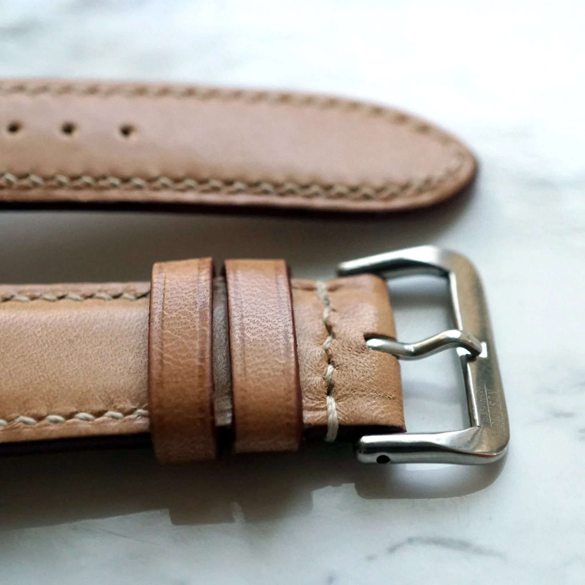 NATURAL SADDLE CUSTOM MADE STRAP