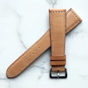 NATURAL SADDLE CUSTOM MADE STRAP