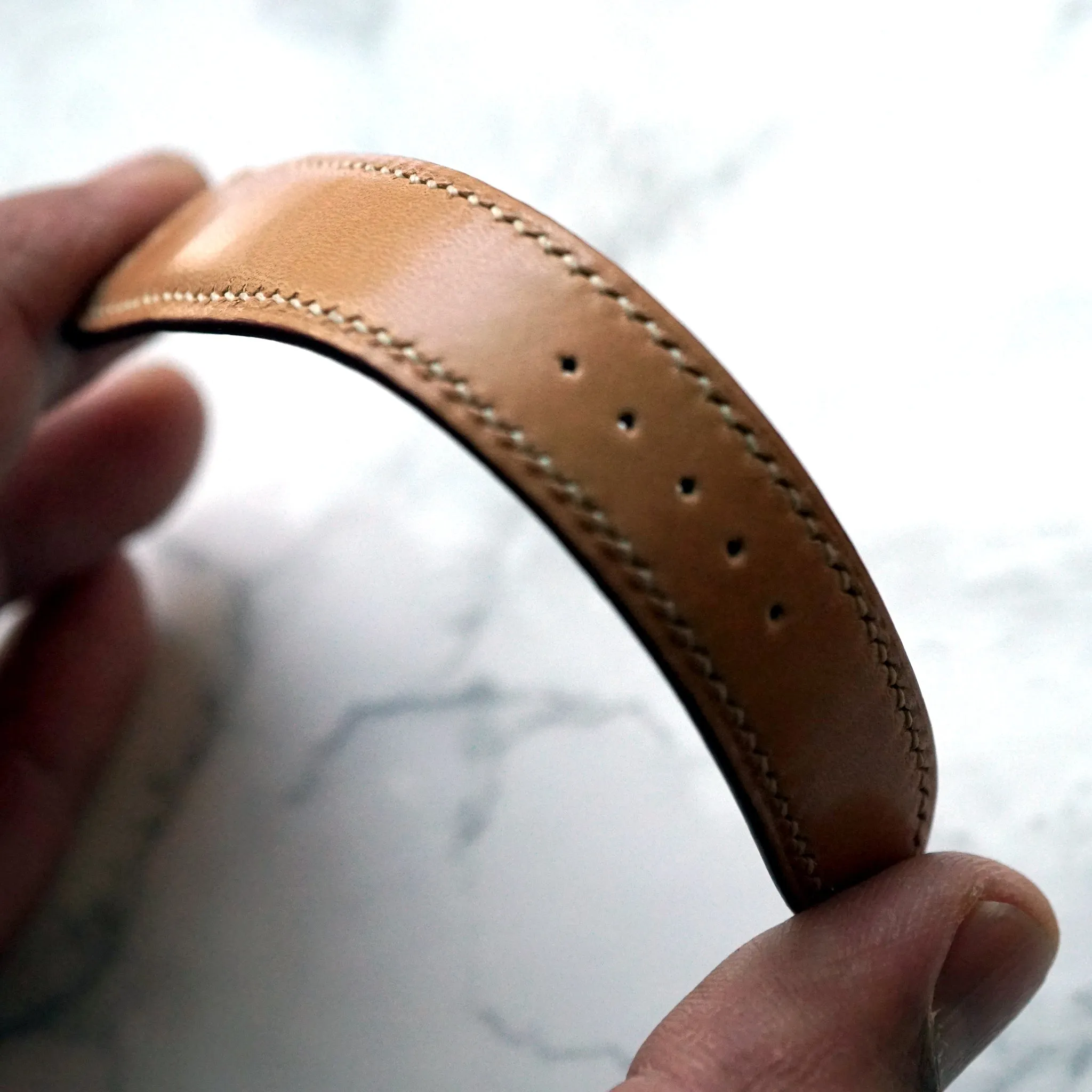 NATURAL SADDLE CUSTOM MADE STRAP