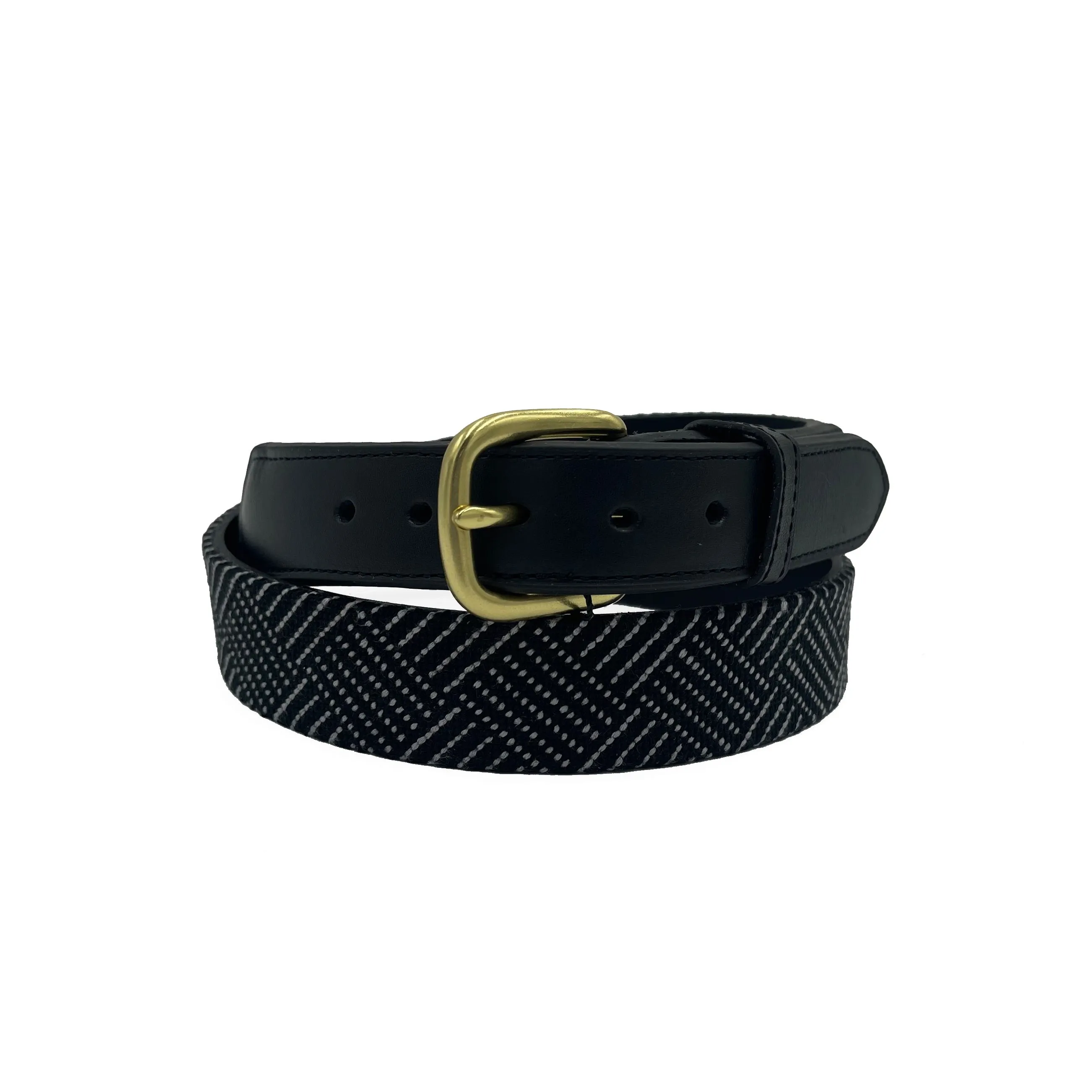 Needlepoint Texture Basketweave Black