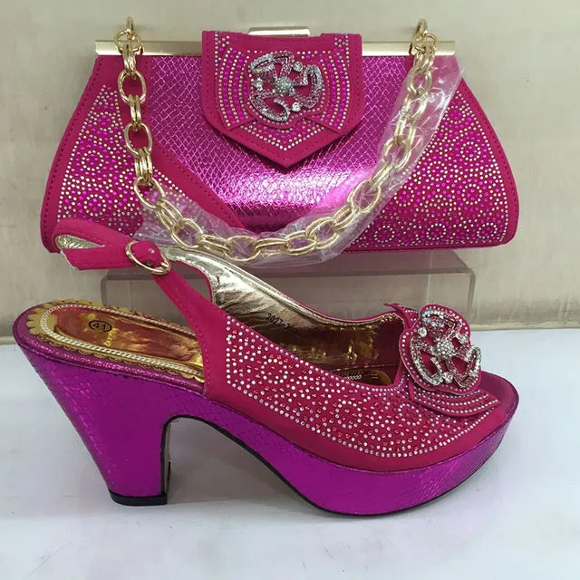 New Design Italian Shoe with Matching Bag