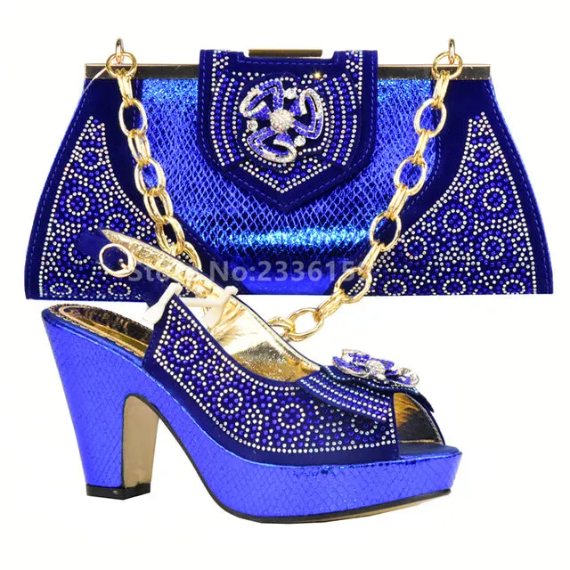 New Design Italian Shoe with Matching Bag