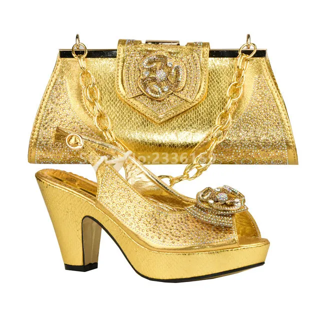 New Design Italian Shoe with Matching Bag