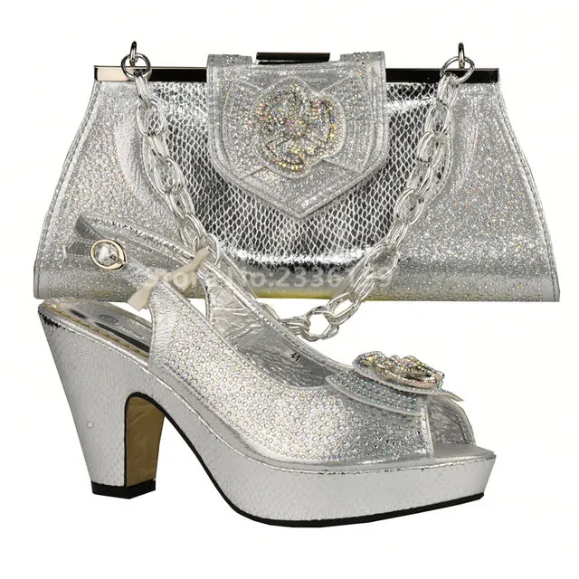 New Design Italian Shoe with Matching Bag