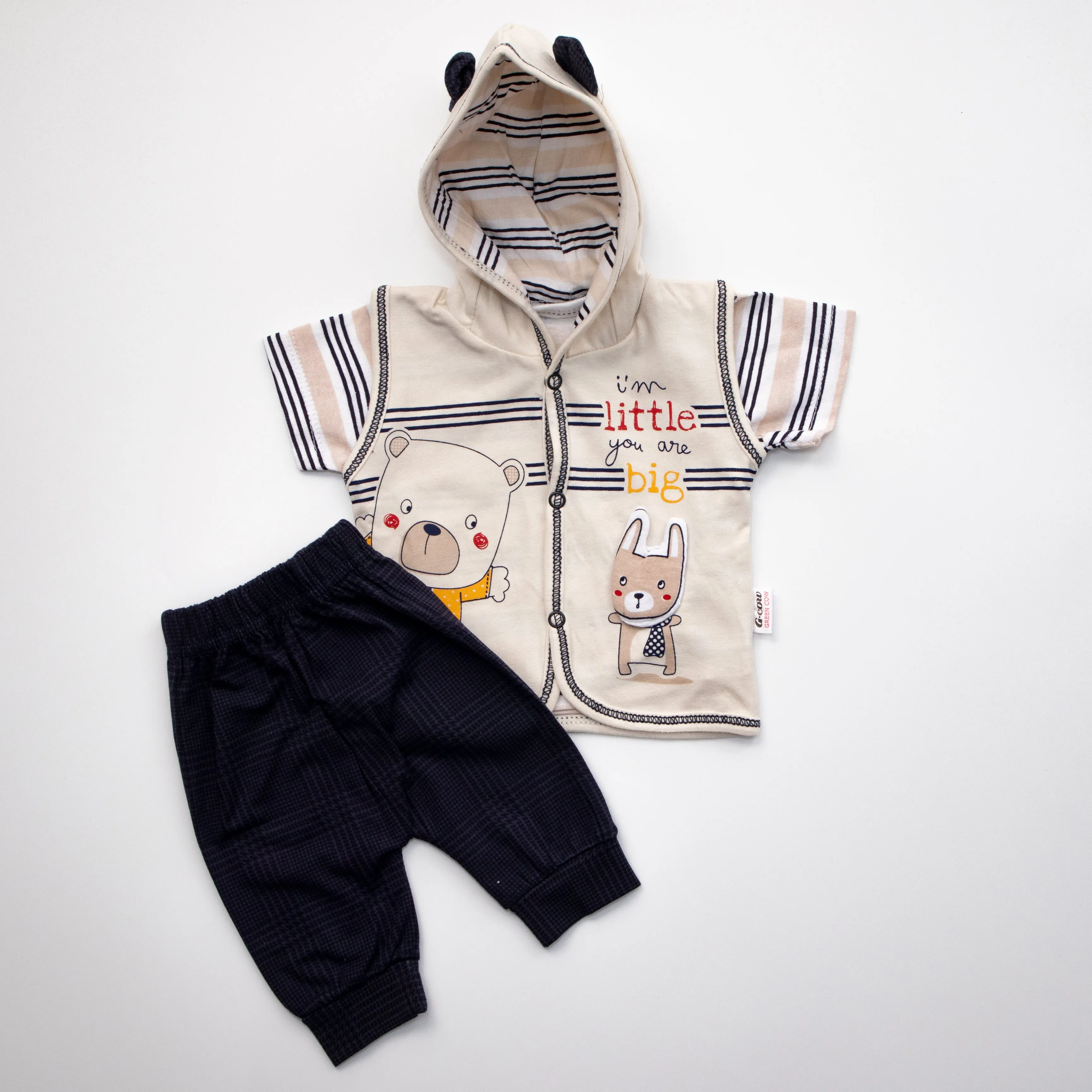 Newborn boys Half Sleeves Rompers code-(little)