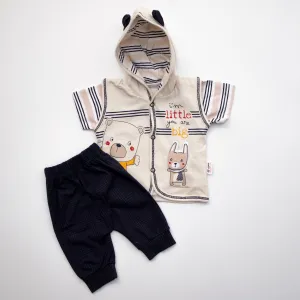 Newborn boys Half Sleeves Rompers code-(little)