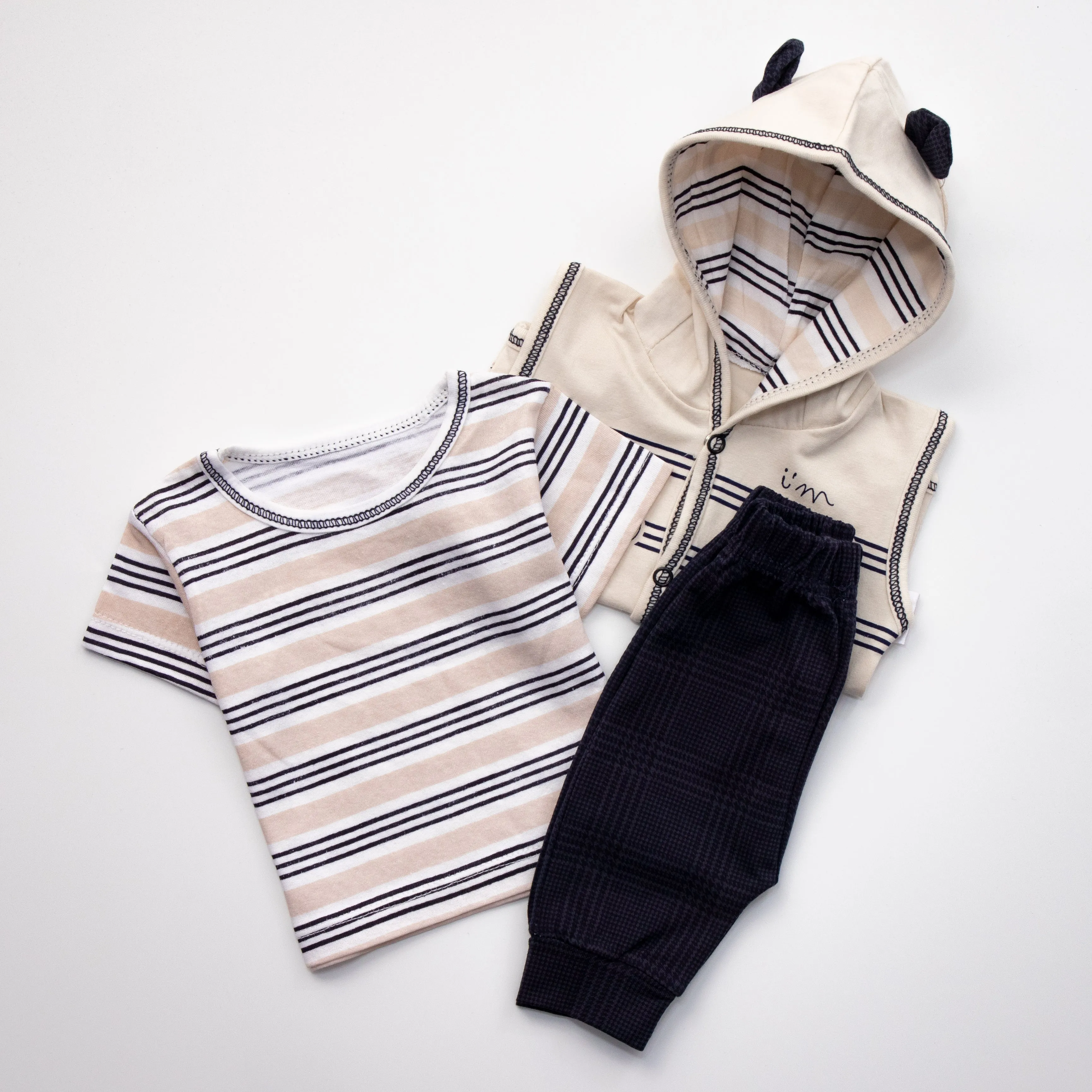 Newborn boys Half Sleeves Rompers code-(little)