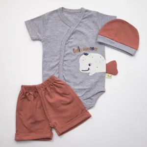 Newborn boys Half Sleeves Rompers code-(summer)