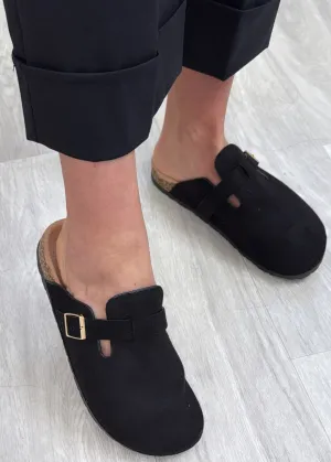 Nicole Black Closed Toe Clogs