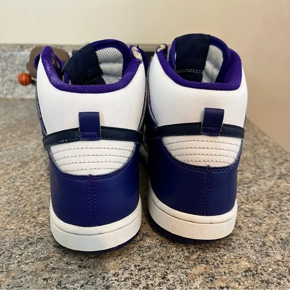 Nike Dunk High Electro Purple Midnight Navy Size 3Y‎ DH9753-100 Shoes (b6)