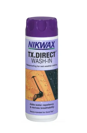 Nikwax TX. Direct Wash-In 300ml - for lightweight shell coats