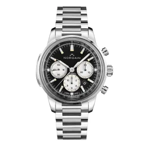 Norqain Freedom 60 Chrono Watch, 43mm Black Dial, N2200S22C/B221/201SC